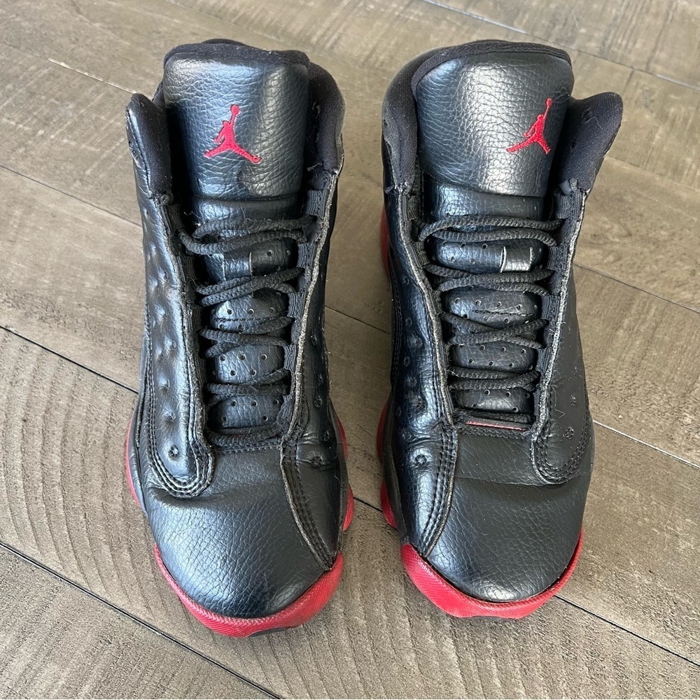 Kids Jordan 13s Black and Red- Brand: Jordan Size: 4y GUC - Picture 2 of 9